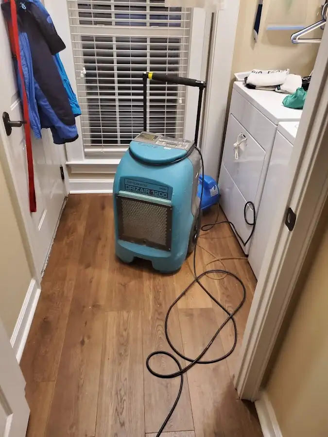 Commercial dehumidifier deployed for Crawl Space Restoration in Logan