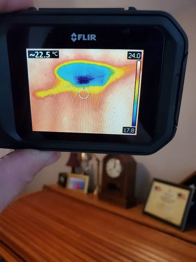 Thermal imaging inspection for water damage in Logan